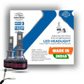 MACBOT H1 LED Headlight Bulb 160 Watt M80-H1 - Super Bright White Light, 2-Year Replacement Warranty, Made in India (80 Watt Each Bulb)
