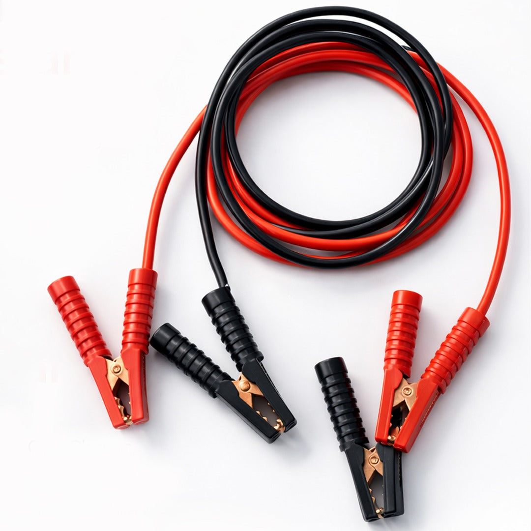 MACBOT Heavy Duty Car Jumper Cable | Emergency Battery Booster Cables for Up to 2L Engine Cars | High Conductivity, Tangle-Free, Durable Insulated 3 Metre Wire (Made in India)